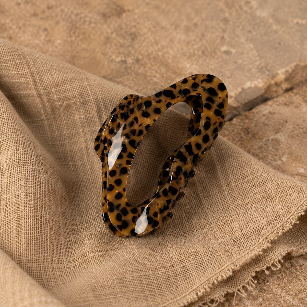 Leopard Print Claw Clip