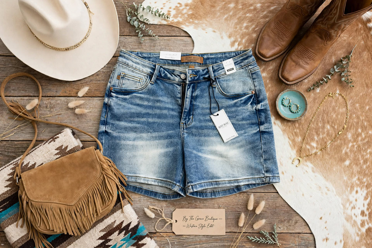 Judy Blue Everyday High-Rise Denim Shorts