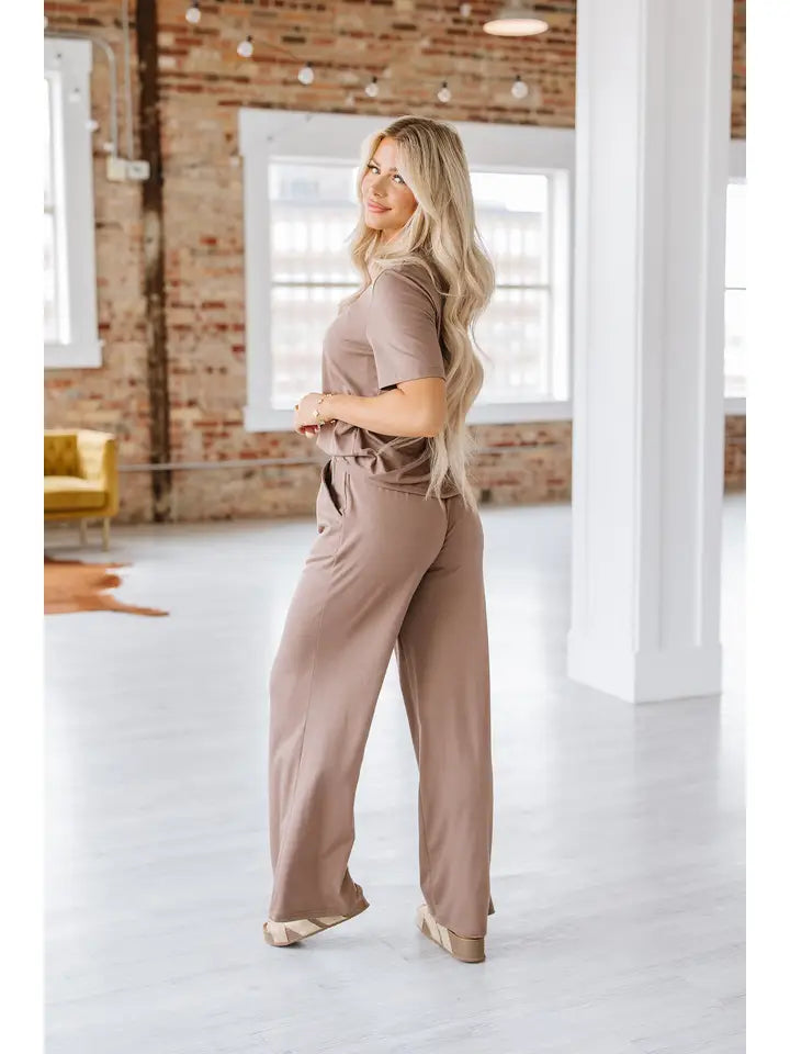 Short sleeve lounge set